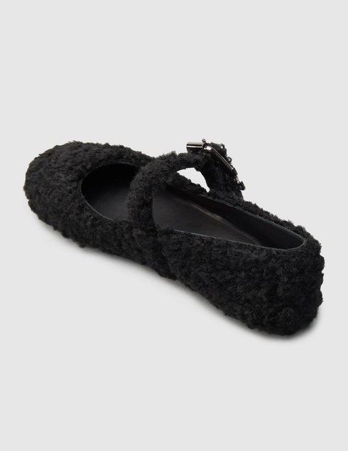 женские черные Балетки Casadei 298_black - фото-2