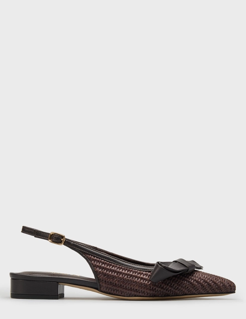 женские коричневые рафия Босоножки Evaluna 310_brown - фото-5