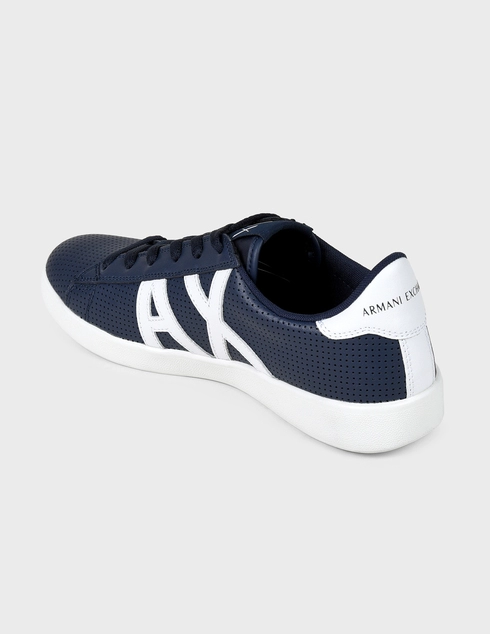 мужские синие Кеды Armani Exchange XUX016-XCC60-A138-blue - фото-2