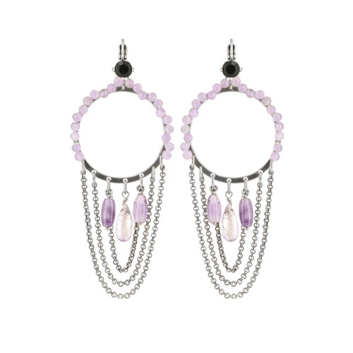 

Серьги, Фиолетовый