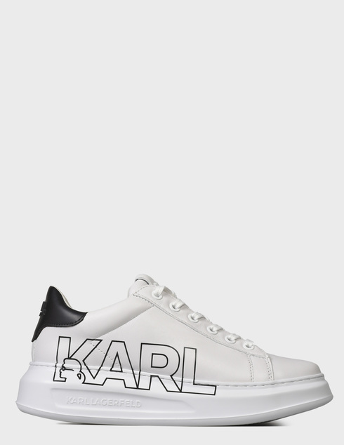 женские белые кожаные Кеды Karl Lagerfeld AGR-62511_white - фото-5
