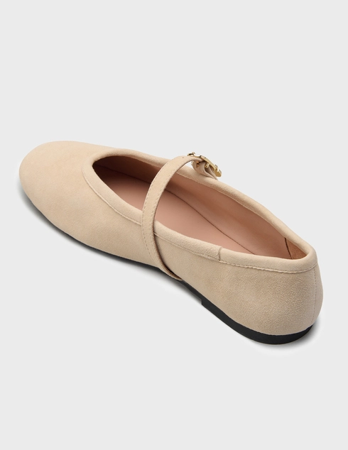 женские бежевые Балетки Love Moschino JA11101G1OJA0104_beige - фото-2