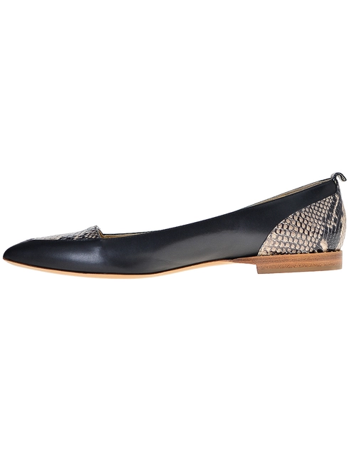 женские черные Балетки Pollini 3017_black - фото-2