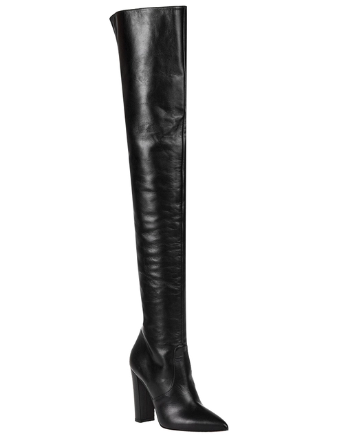черные Ботфорты Blumarine 8476_black