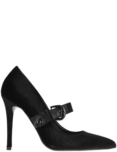женские черные текстильные Туфли Trussardi 79A00297K299_blakc - фото-5