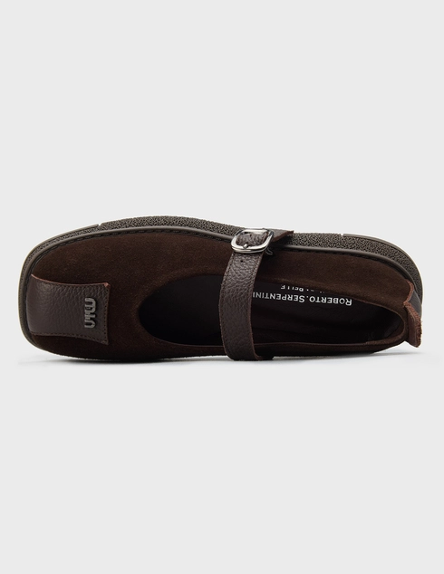коричневые женские Балетки Roberto Serpentini T-134-3-K-brown 14890 грн