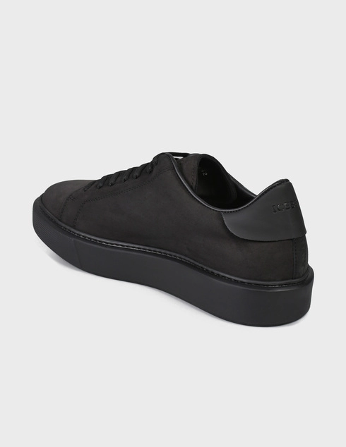 мужские черные Кеды Iceberg 1371-NB-silver-black - фото-2
