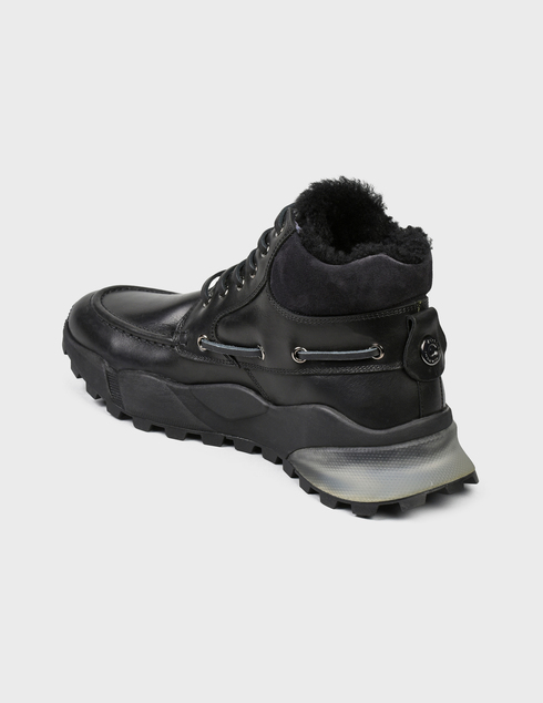 мужские черные Ботинки Voile Blanche 1824-МК-black - фото-2