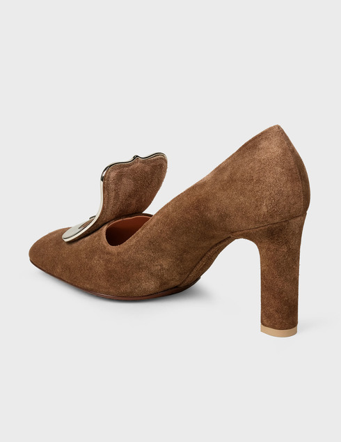 женские коричневые Туфли Santoni Sant-WDLTZ0547HATTSFSM24-brown - фото-2