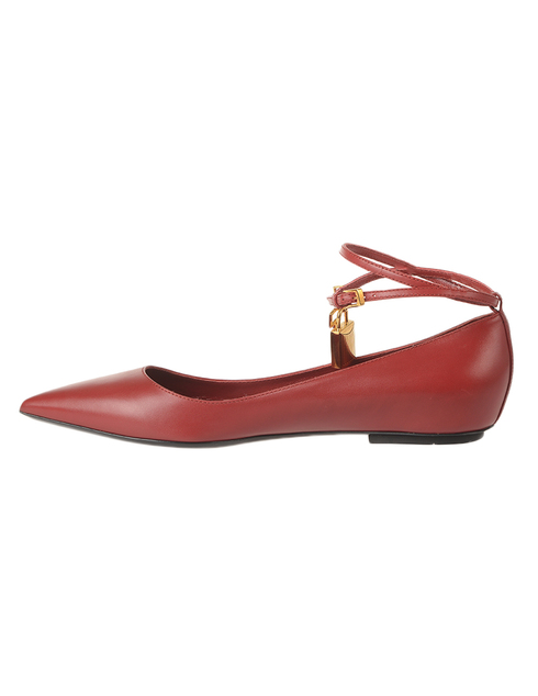 женские красные Туфли Tom Ford W1175TSCAARE - фото-2
