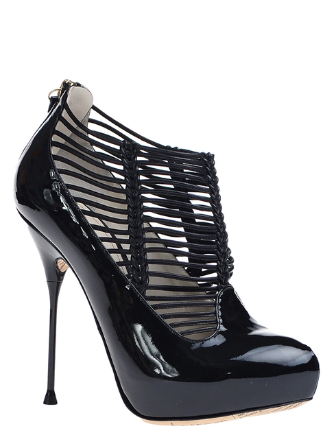 черные Ботильоны John Galliano 2618_black