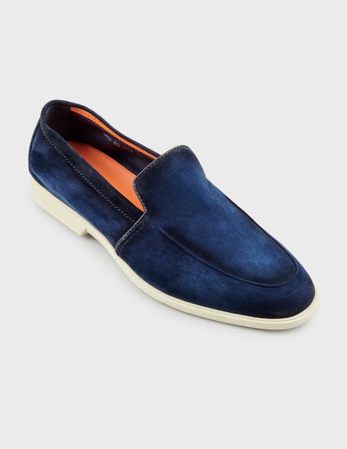 синие Туфли Santoni 18829_blue