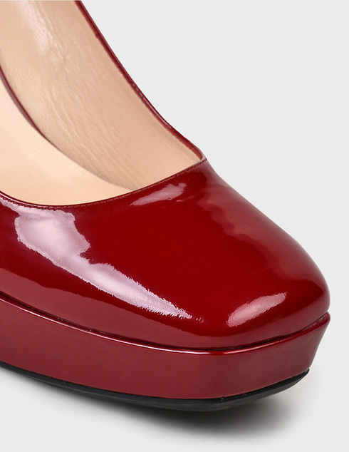 женские красные лакированные Туфли Lorbac 8000-red - фото-5