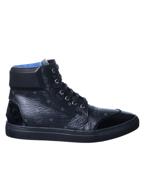 черные Ботинки MCM 2353_blue