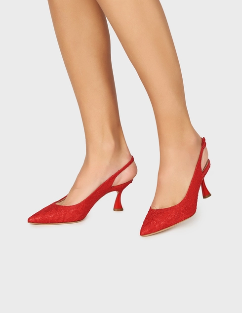 красные Босоножки Casadei 641-red