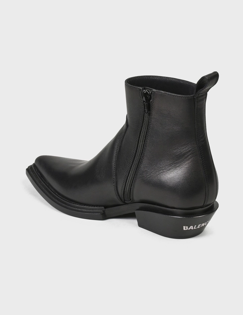 женские черные Ботильоны Balenciaga 4848-black - фото-2