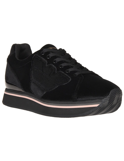 черные Кроссовки Emporio Armani AGR-057-VL_black