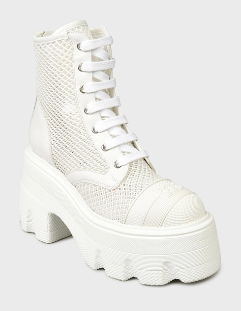 белые Ботинки Casadei AGR-144_white