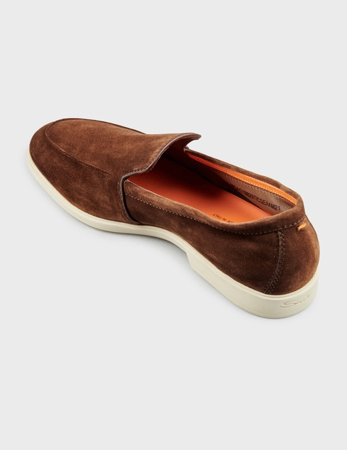 мужские коричневые Туфли Santoni 18829_brown - фото-2