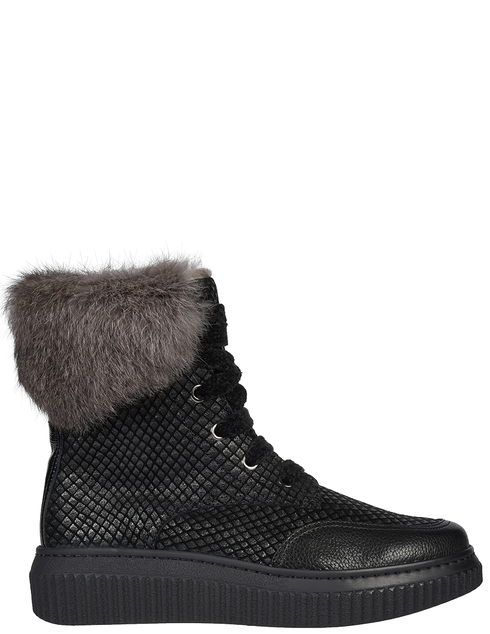 женские черные кожаные Ботинки Marzetti 8094-black - фото-5