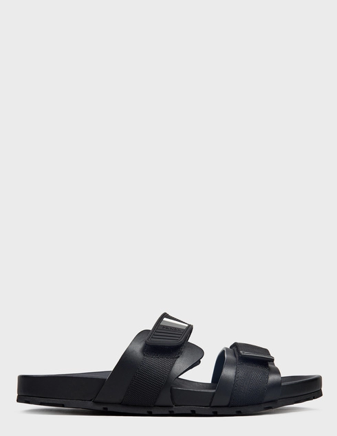 мужские черные кожаные Шлепанцы Prada 2X3002-Nero_black - фото-5