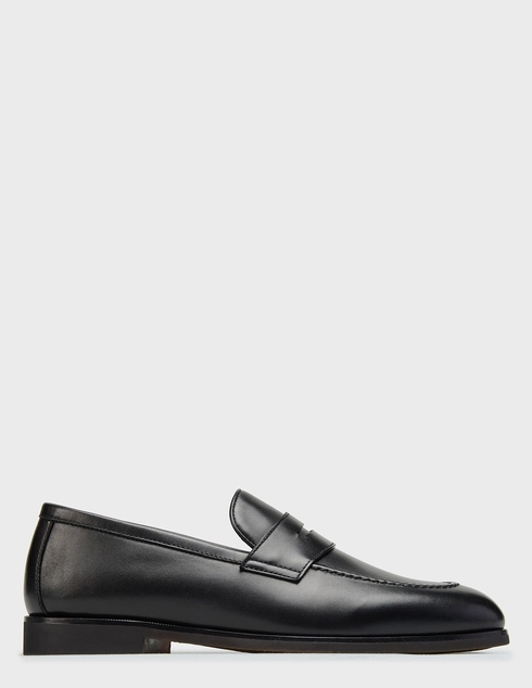 мужские черные кожаные Лоферы Henderson Baracco 76409.P.0 - фото-5