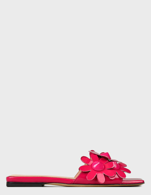 женские розовые лакированные Шлепанцы Evaluna 5323_pink - фото-5