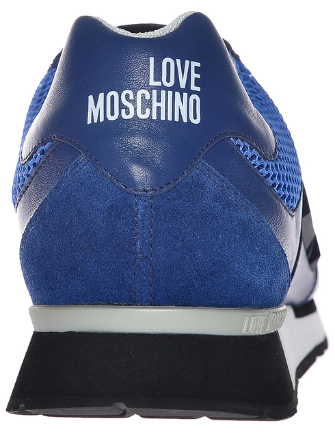 синие Кроссовки Love Moschino AGR-75061_blue
