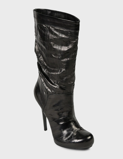 черные Сапоги Alexander Mcqueen 4397-black