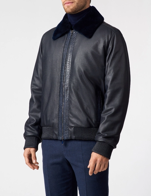 Schiatti 2155-crocodile-blunotte_blue фото-2