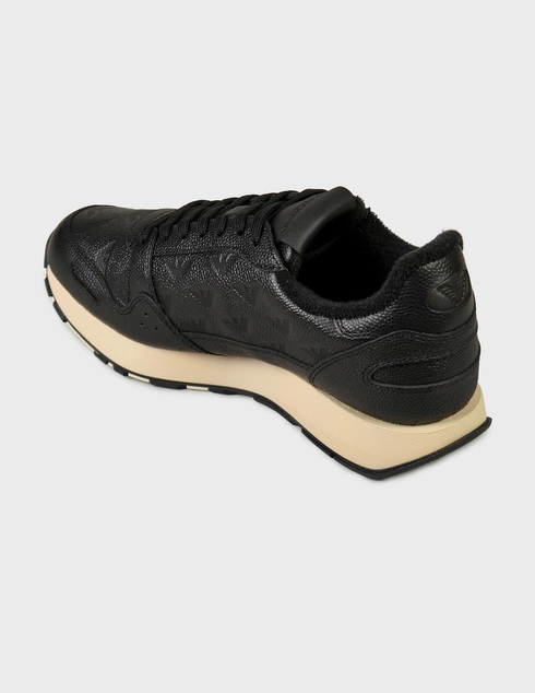 мужские черные Кроссовки Emporio Armani 596-001_black - фото-2