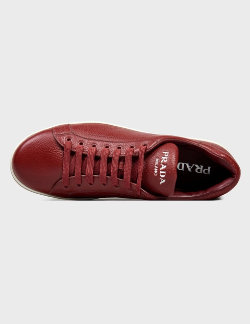 красные мужские Кеды Prada 4E3507-Rosso_red 21592 грн