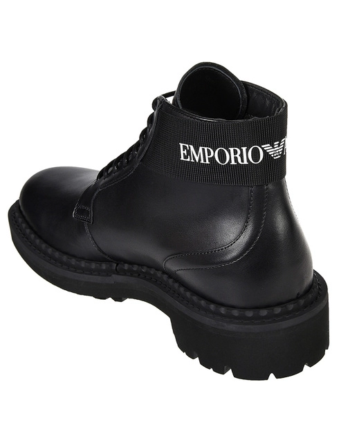 мужские черные Ботинки Emporio Armani X4M328-XM071-D267 - фото-2