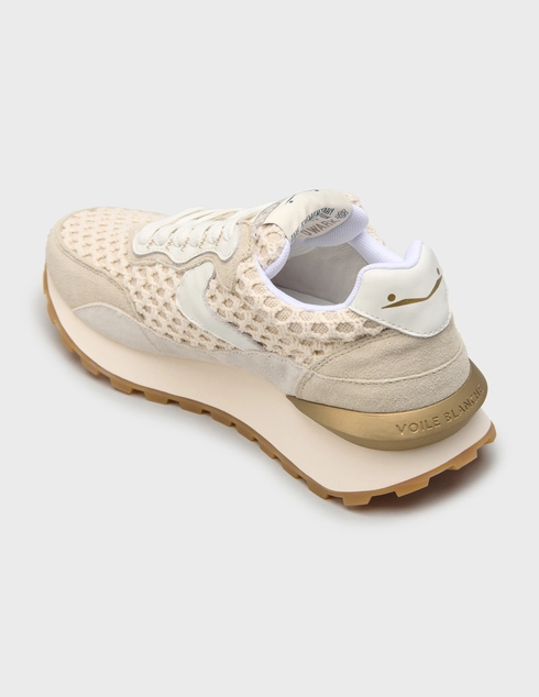женские бежевые Кроссовки Voile Blanche 8292_beige - фото-2