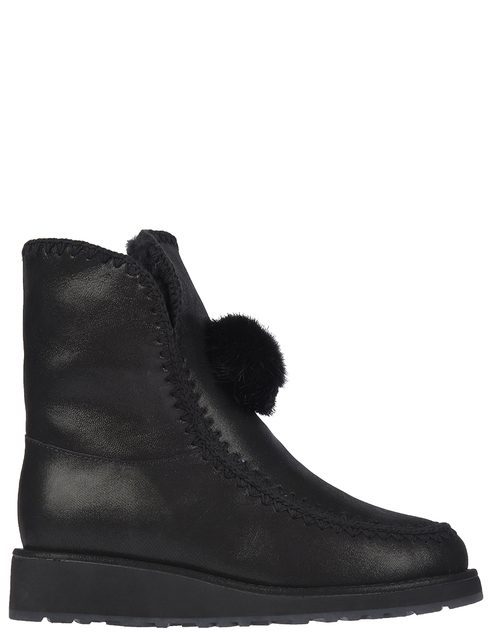 женские черные кожаные Ботинки Gianni Renzi 1374A_black - фото-5