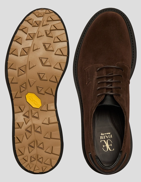 коричневые мужские Дерби Fabi FU1216B-56068_brown 26376 грн