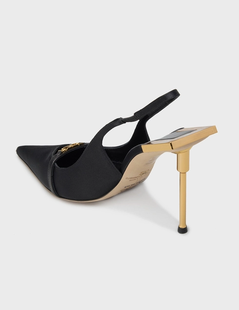 женские черные Босоножки Elisabetta Franchi AGR-SA-29L-61E2-V690-110 - фото-2