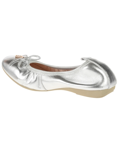 женские серебряные Балетки Gianni Renzi 1100_silver - фото-2