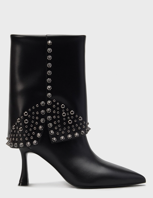 женские черные кожаные Полусапоги Tosca Blu SF2520S205-C99_black - фото-5