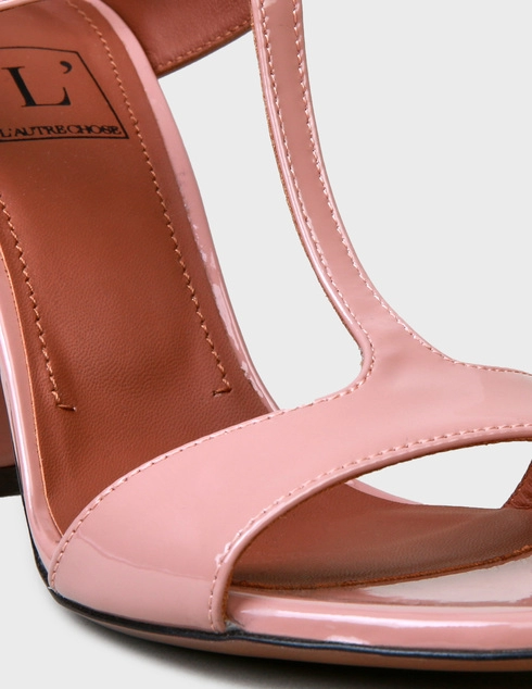 женские розовые лакированные Босоножки L'Autre Chose LC-SS20-LDL054-95CP00418018-pink - фото-5