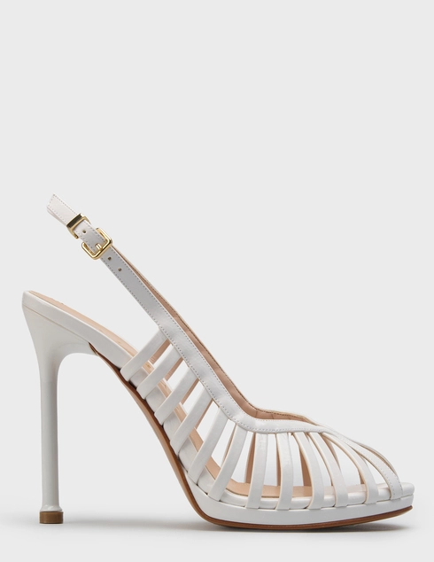 женские белые  Босоножки Albano 5513-NL_white - фото-5