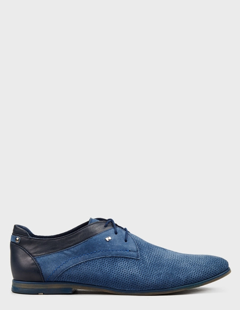 мужские синие замшевые Дерби Giatoma Niccoli 03-0750-11-5-10-03_blue - фото-5