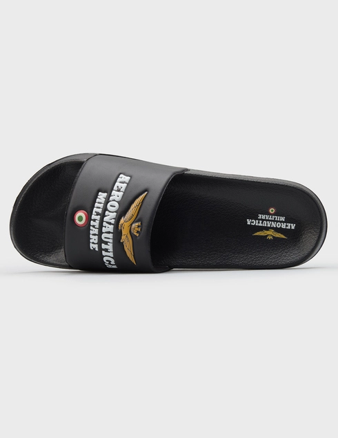 черные мужские Шлепанцы Aeronautica Militare 3337-34300_black 2472 грн