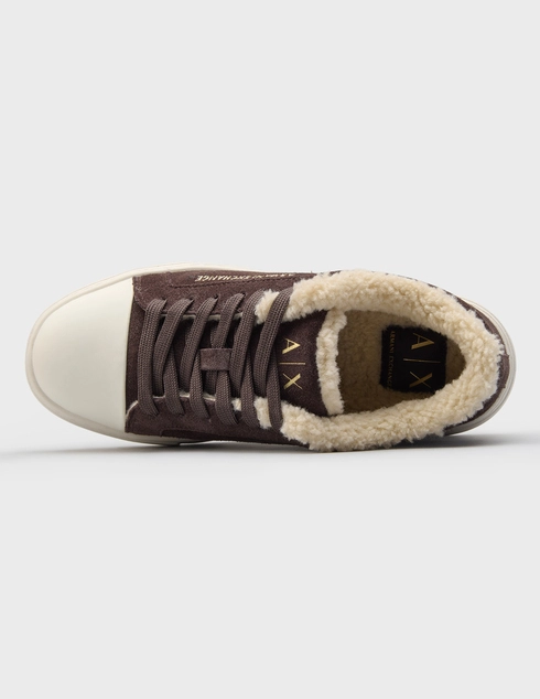коричневые женские Кеды Armani Exchange XW003067AF27450-U6032 10453 грн