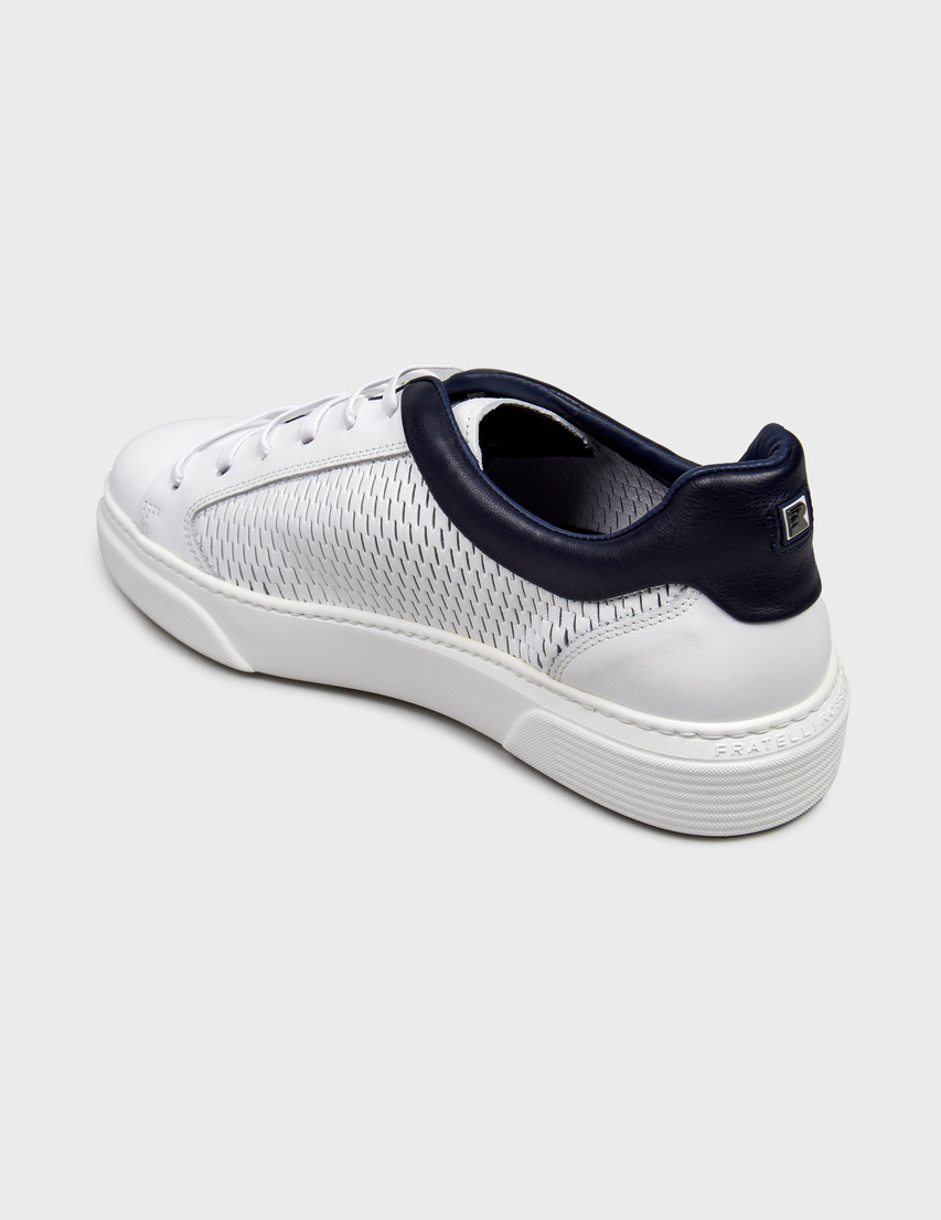 мужские белые Кеды Fratelli Rossetti 47085_white - фото-2
