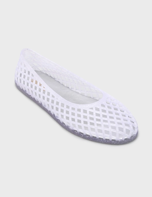 белые Балетки Colors Of California 01-sil_white