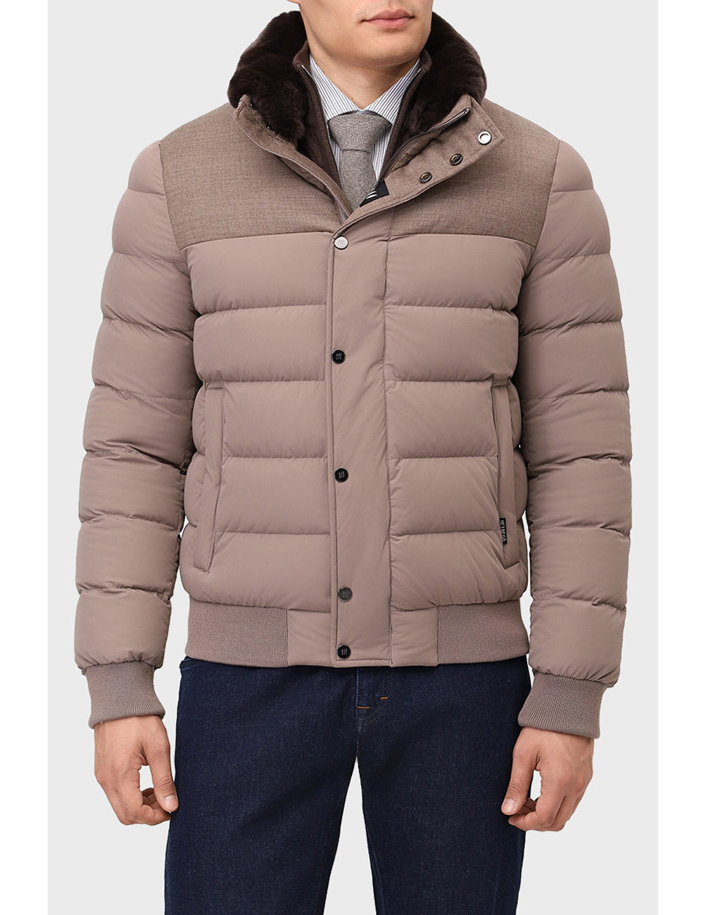 

Пуховик, Бежевый