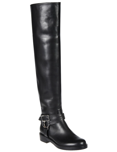черные Ботфорты Gianvito Rossi 910_black