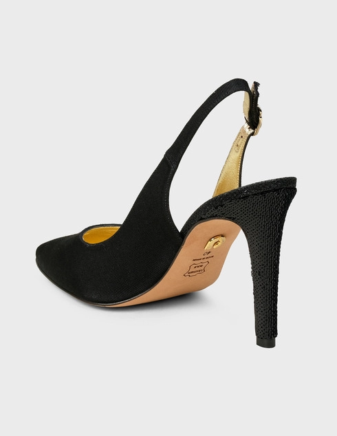 женские черные Босоножки Charles Jourdan СhJ-674360-50-8-black - фото-2