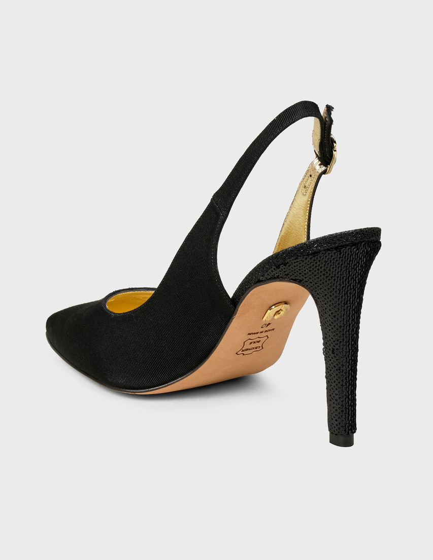 женские черные Босоножки Charles Jourdan СhJ-674360-50-8-black - фото-2